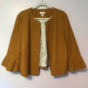 Loft Marigold Yellow Jacket Blazer Size XL